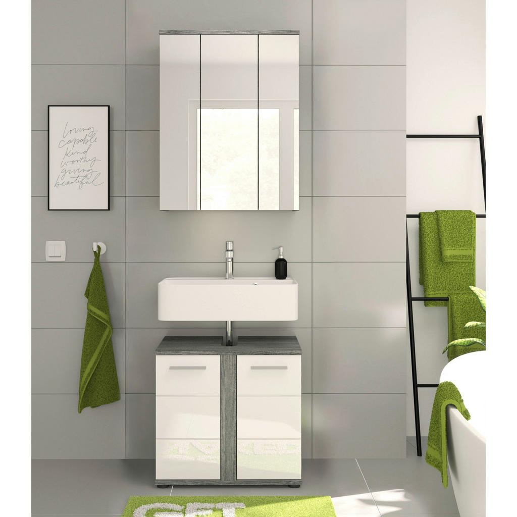 MID.YOU KÚPEĽŇA biela s vysokým leskom.