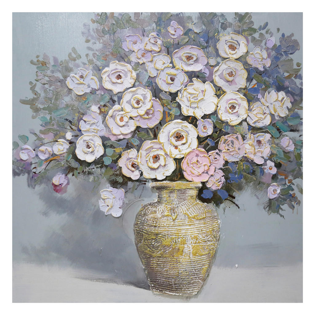 Monee OLEJOMAĽBA, kvety, 85/85 cm.