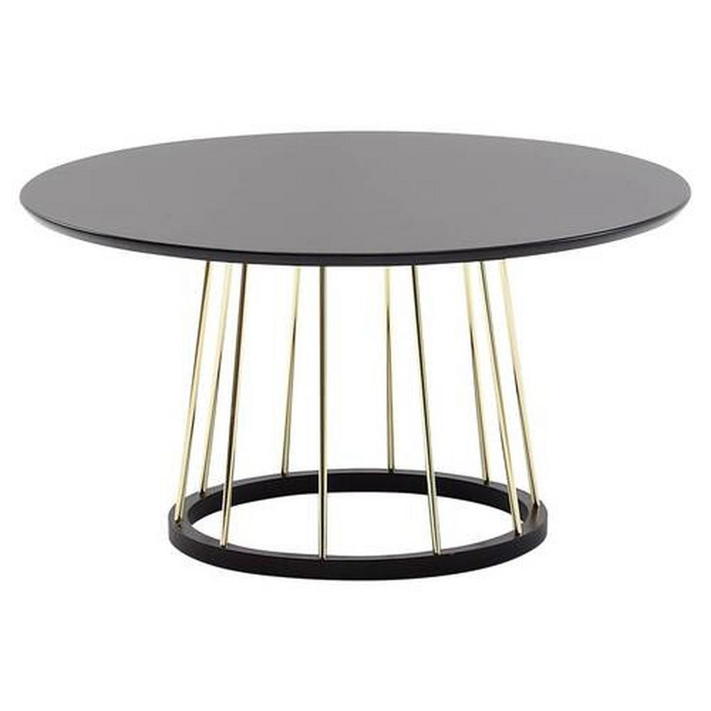 MID.YOU KONFERENČNÝ STOLÍK, čierna, kompozitné drevo, 80/80/42 cm.