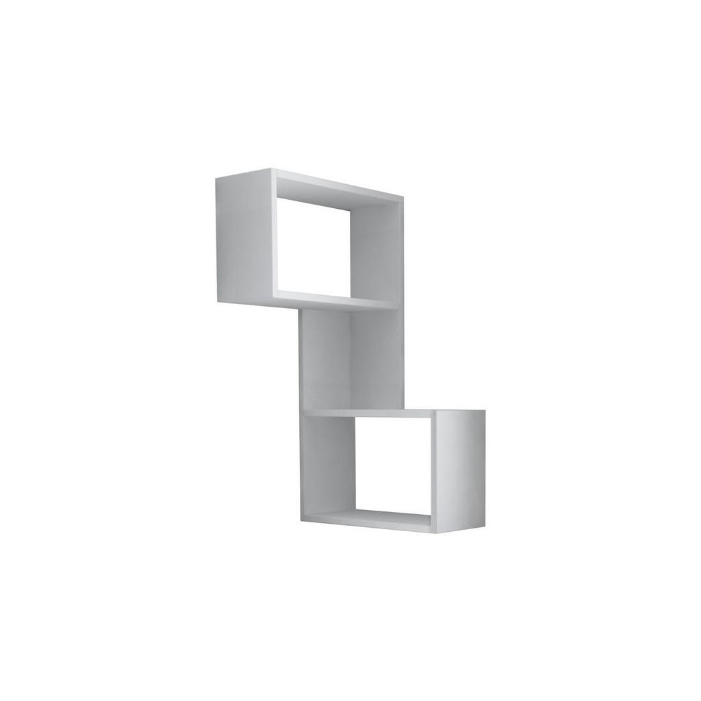 Livetastic NÁSTENNÁ POLICA, biela, 67/82/47 cm.