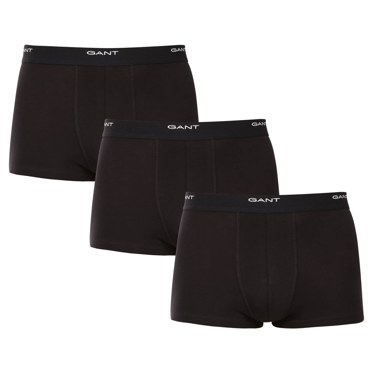 3PACK Herren Klassische Boxershorts Gant schwarz (900003333-005) M.
Setzen Sie auf Komfort und einen zeitlosen Look mit den Herren-Boxershorts von GANT in einer zeitlosen Farbkombination.
Hochwertiges Material für täglichen Komfort
Die Boxershorts sind aus einer hochwertigen Baumwoll-Elastan-Mischung gefertigt.
Modernes Design für die Arbeit und das Date am Abend
Das schlichte Design wird durch einen Bund mit dem GANT-Logo ergänzt, der weich ist und nicht drückt.
Warum Sie unbedingt GANT Boxershorts ausprobieren sollten

Hochwertiges Material und bequeme Passform: Weiche Baumwolle mit Elastan sorgt für Komfort und eine gute Passform.
Elegantes, minimalistisches Design: Das klassische Farbschema und der Logogummi wirken elegant und modern.
Vielseitig einsetzbar: Ideal für Alltag, Arbeit, Sport und Freizeit.

GANT Unterwäsche für stilvolle Männer
Seit 1949 ist die Marke GANT ein Synonym für präzise Verarbeitung und hochwertige Materialien.
Pflegehinweise für GANT Herren-Boxershorts
Damit Ihre Wäsche lange in gutem Zustand bleibt, empfehlen wir die folgenden Tipps.

Waschen: Der Stift hat eine Höchsttemperatur von 40 °C.
Trocknen: Sie können Ihre Boxershorts im Wäschetrockner trocknen - wir empfehlen, das Schonprogramm auf eine niedrigere Temperatur einzustellen.
Bügeln: Falls erforderlich, können Sie sie bei niedriger Temperatur bügeln, am besten von innen nach außen.

Tip: Es kann schwierig sein, die richtige Unterwäsche zu finden, die perfekt sitzt.