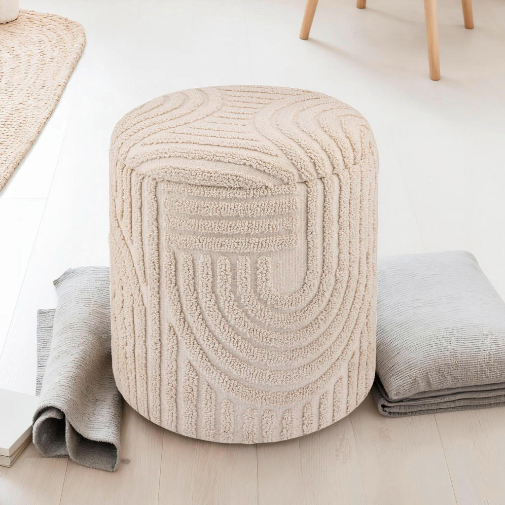 Livetastic TABURETKA, textil, 40/45/40 cm.