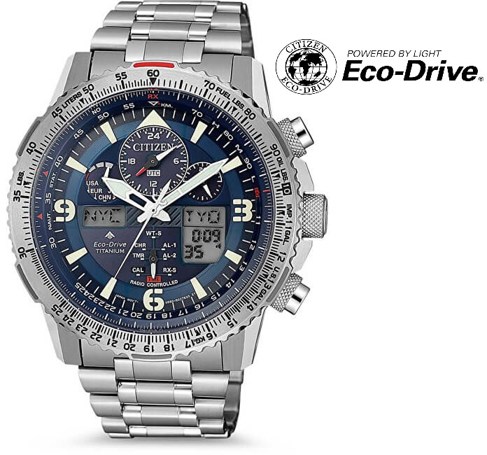 Citizen Promaster Sky Eco-Drive Radio Controlled Titanium JY8100-80L.