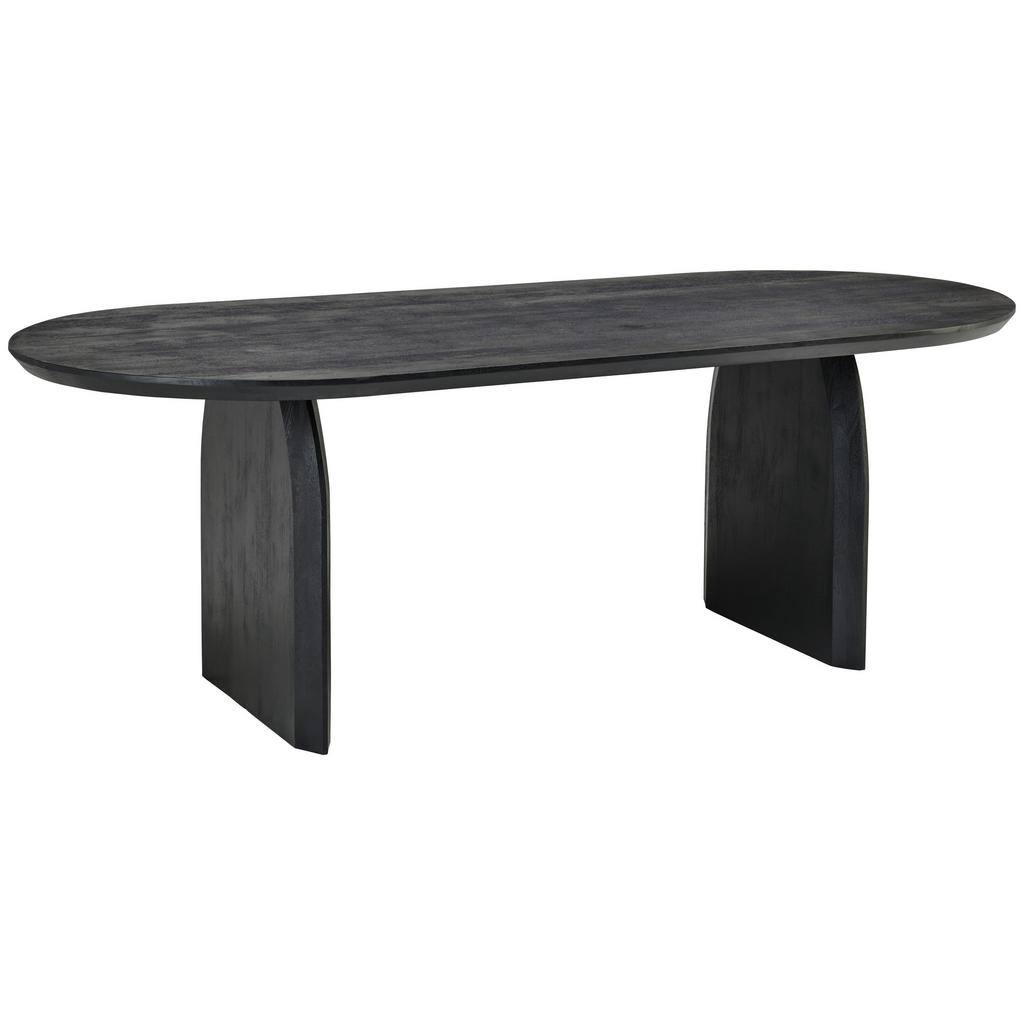 MID.YOU JEDÁLENSKÝ STÔL, mangové drevo, čierna, 220/76/100 cm.