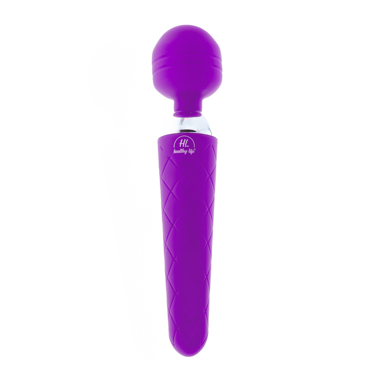 Healthy Life - Masážna hlavica s vibrátorom 2v1 Idola fialová.