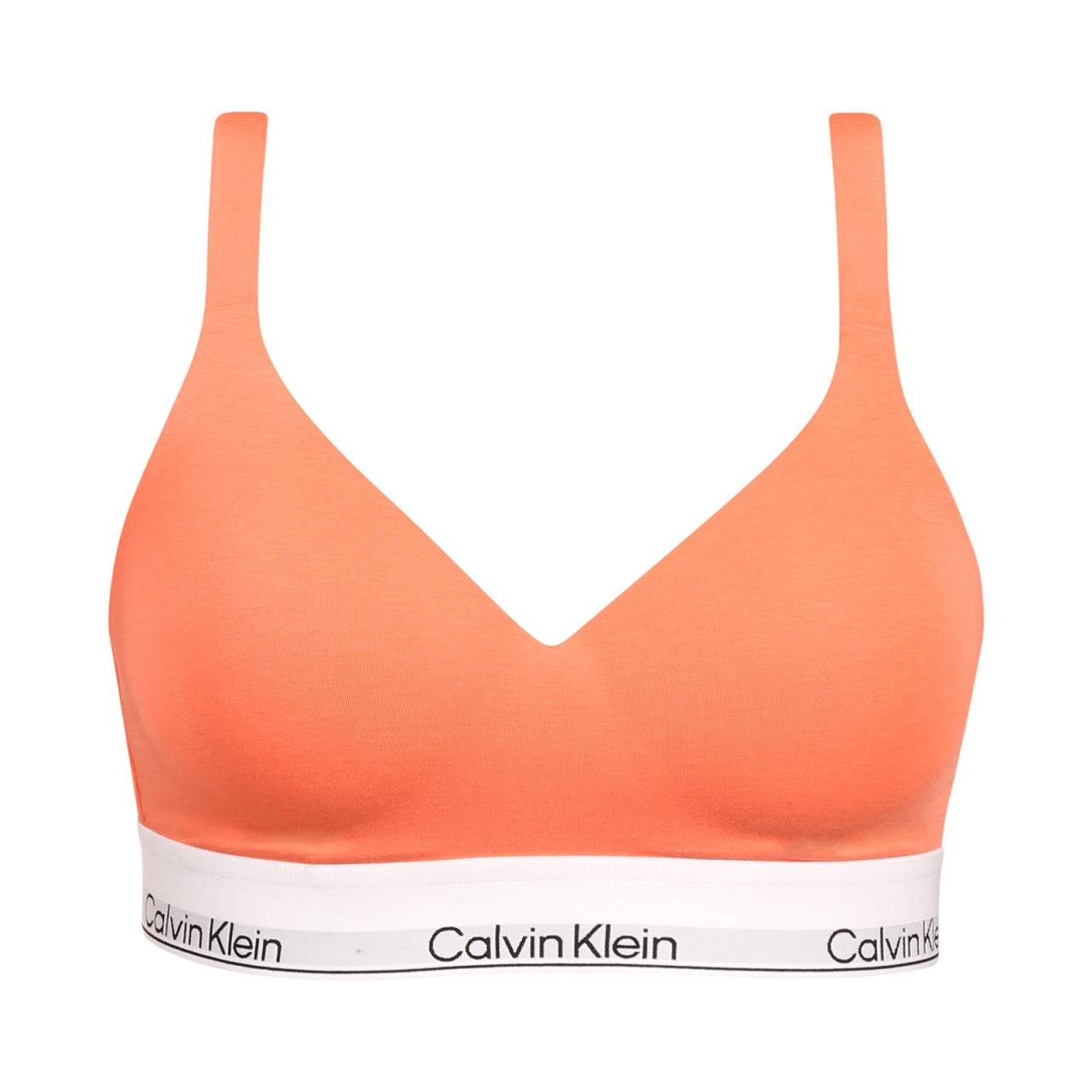 Dámska podprsenka Calvin Klein oranžová (QF8500-YTS) L.
Doprajte si dokonalé spojenie pohodlia, funkčnosti a nadčasového dizajnu s touto dámskou podprsenkou Calvin Klein.
Príjemný materiál, ktorý sa dobre nosí
Podprsenka je vyrobená z kvalitnej zmesi bavlny, modalu a elastanu.
Moderný strih s dôrazom na detail
Športovo ladený strih s prekríženými ramienkami na chrbte a bez zapínania ponúka nielen zaujímavý dizajnový prvok, ale aj vynikajúcu oporu a pohodlie pri nosení.
Prečo by ste mali vyskúšať podprsenku Calvin Klein

Prémiová zmes materiálov: Jemná na dotyk, pružná a priedušná pre celodenné pohodlie.
Pohodlný športový strih bez zapínania: Ideálny na každodenné nosenie aj ľahkú fyzickú aktivitu.
Štýlový dizajn s ikonickým logom Calvin Klein: Minimalistický vzhľad, ktorý nikdy nevyjde z módy.

Spodná bielizeň Calvin Klein milujú ľudia po celom svete
Pánska spodná bielizeň Calvin Klein patrí medzi stálici módneho priemyslu.
Ako sa starať o podprsenku
Aby ti podprsenka vydržela dlouho ako nová, odporúčame dodržiavať nasledujúce pokyny na údržbu.

Pranie: Podprsenku perte šetrne na 30 ° C, ideálne v ochrannej kapse na jemnú bielizeň.
Sušenie: Podprsenku v žiadnom prípade nedávaj do sušičky.
Žehlenie: Podprsenku nežehli.

Tip: Nájdenie správneho spodného prádla, ktoré vám perfektne sedí, je niekedy náročné.