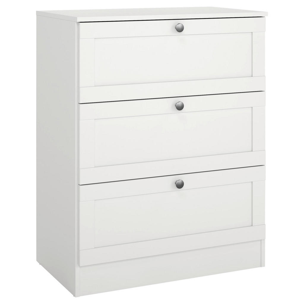 MID.YOU KOMODA, biela, 70,2/88,95/41,5 cm.