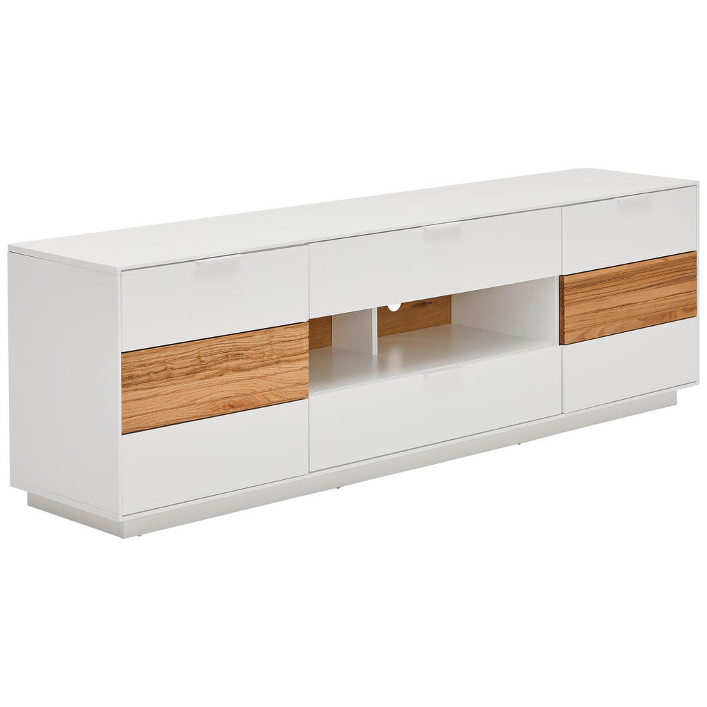 MID.YOU NÍZKA KOMODA, dub, biela, farba duba, 182/58/40 cm.