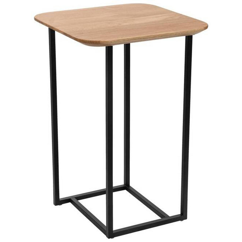 PRÍRUČNÝ STOLÍK, divoký dub, čierna, divoký dub.