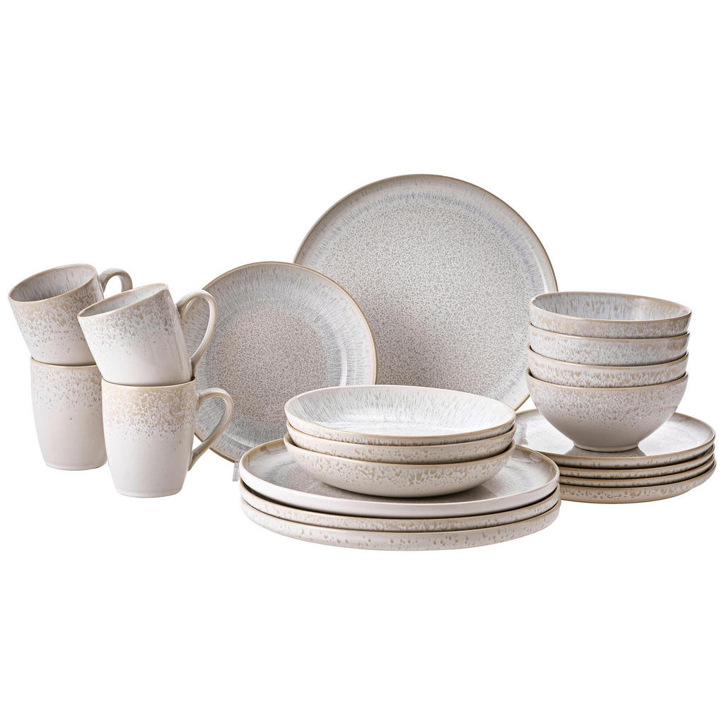 Novel KOMBINOVANÝ SERVIS 20-dielne, kamenina keramika.