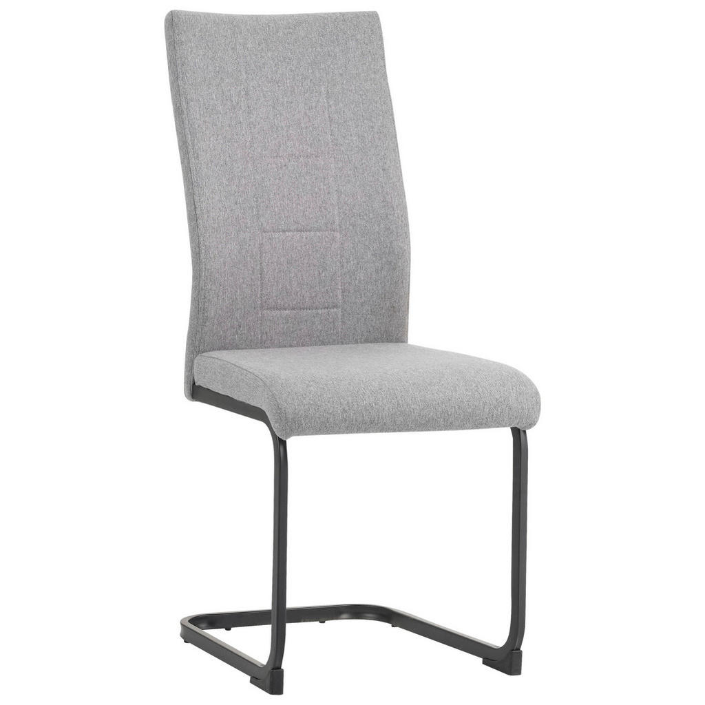 Carryhome STOLIČKA S PRUŽNÝM PODNOŽÍM, plochá tkanina, sivá.