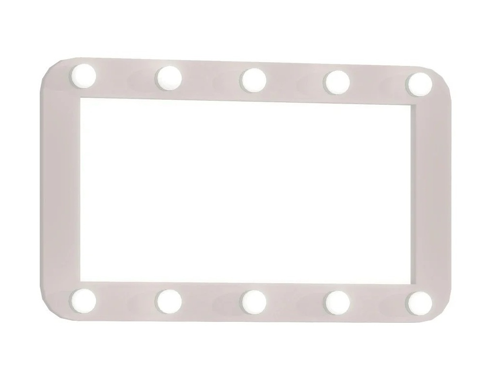 Závesné zrkadlo s osvetlením viviana - biela.

 

Zaoblený tvar a biely rám vytvárajú harmonický a elegantný celok, ktorý vynikne ako v spálni, tak aj v štýlovom kútiku pre starostlivosť o seba.

 

Zrkadlo je odolné voči vlhkosti a korózii, čo zaručuje jeho dlhú životnosť aj v náročnejšom prostredí.

 

Rozmery zrkadla sú 100 × 65 × 4 cm (š × v × h).

 

Objavte aj ďalšie kúsky z kolekcie Viviana v sekcii súvisiacich produktov.