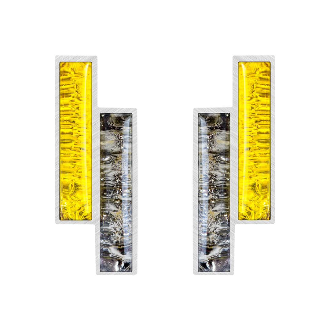 Preciosa Elegantné oceľové náušnice Desire s českým krištáľom Preciosa 7424 71.