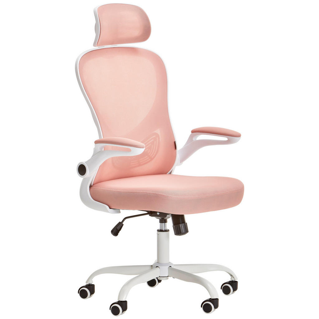 Livetastic OTOČNÁ STOLIČKA, sieťovina, biela, pink.