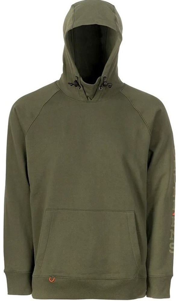Grundéns mikina dillingham tech hoodie deep depths - l.
 Špecifikácia produktu: •Povrchová úprava: Durable Water Repellent (DWR) • Kapucňa: Nastaviteľná kapucňa s integrovanou ochranou na tvár •Kapsy: klokanka s vnútorným vreckom na zips na telefón •Bezpečnosť: Kotva pre bezpečnostný spínač