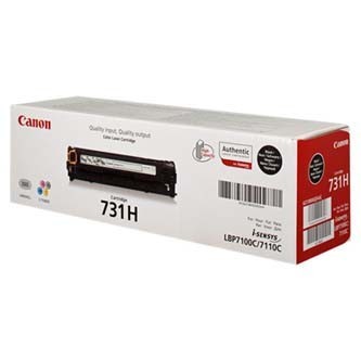 Canon CRG-731H 6273B002 čierný (black) originálny toner.
Originálny toner = záruka priamo od výrobcu tlačiarne
100 % použitie v tlačiarni - bezproblémové fungovanie s vašou tlačiarňou
Použitím originálnej náplne predlžujete životnosť tlačiarne
Osvedčená špičková kvalita - vysoko kvalitná a spoľahlivá tlač originálnou tlačovou kazetou od prvej do poslednej stránky
Trvalé a profesionálne výsledky tlače - dlhodobá udržateľnosť tlače
Kratšia prodleva pri tlači stránok
Garancia Vašej spokojnosti s použitím našej originálnej náplne
Zabezpečujeme bezplatnú recykláciu originálnych náplní
Zlyhanie náplne v menej ako 1% prípadov
Jednoduchá a rýchla výmena náplne

Kód výrobcu: 6273B002