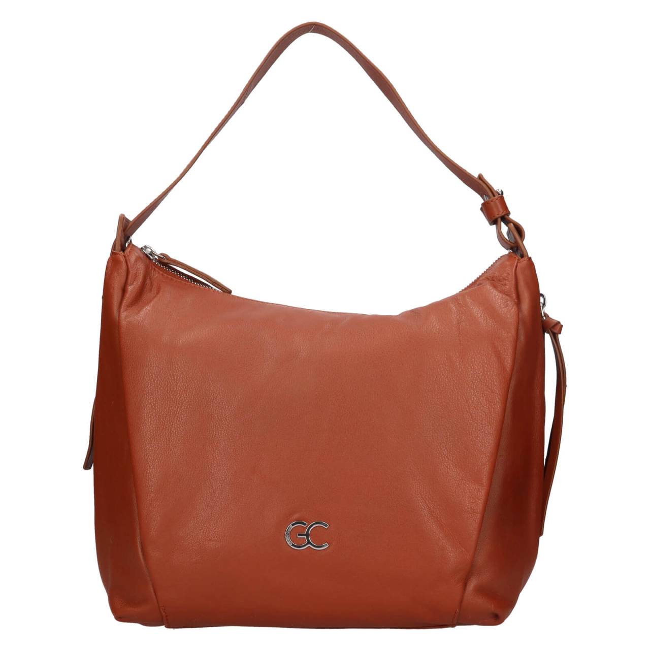 Dámska kožená kabelka Gianní Conti Loréne - koňak.