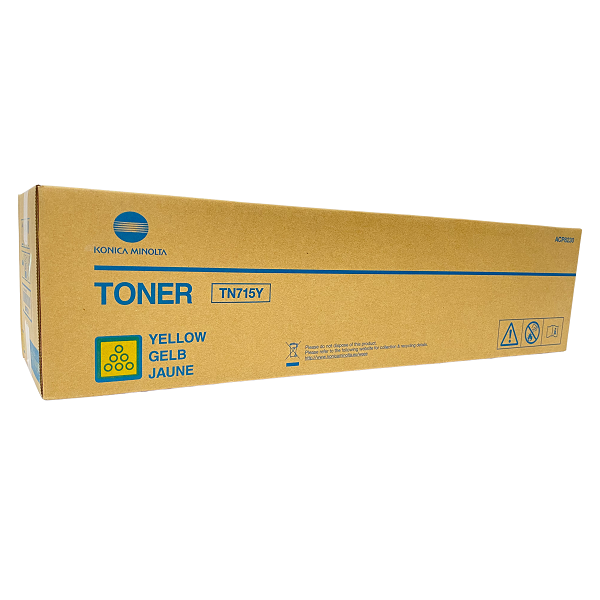 Konica Minolta ACP8250 TN715Y žltý (yellow) originálny toner.