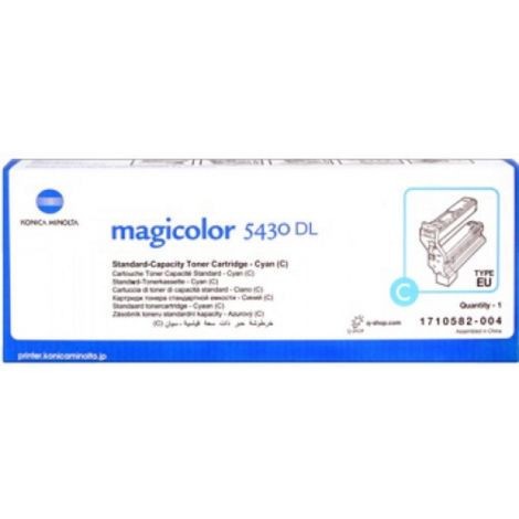 Konica Minolta 4539332 azúrový (cyan) originálny toner.
Originálny toner = záruka priamo od výrobcu tlačiarne
100 % použitie v tlačiarni - bezproblémové fungovanie s vašou tlačiarňou
Použitím originálnej náplne predlžujete životnosť tlačiarne
Osvedčená špičková kvalita - vysoko kvalitná a spoľahlivá tlač originálnou tlačovou kazetou od prvej do poslednej stránky
Trvalé a profesionálne výsledky tlače - dlhodobá udržateľnosť tlače
Kratšia prodleva pri tlači stránok
Garancia Vašej spokojnosti s použitím našej originálnej náplne
Zabezpečujeme bezplatnú recykláciu originálnych náplní
Zlyhanie náplne v menej ako 1% prípadov
Jednoduchá a rýchla výmena náplne

Kód výrobcu: 4539332