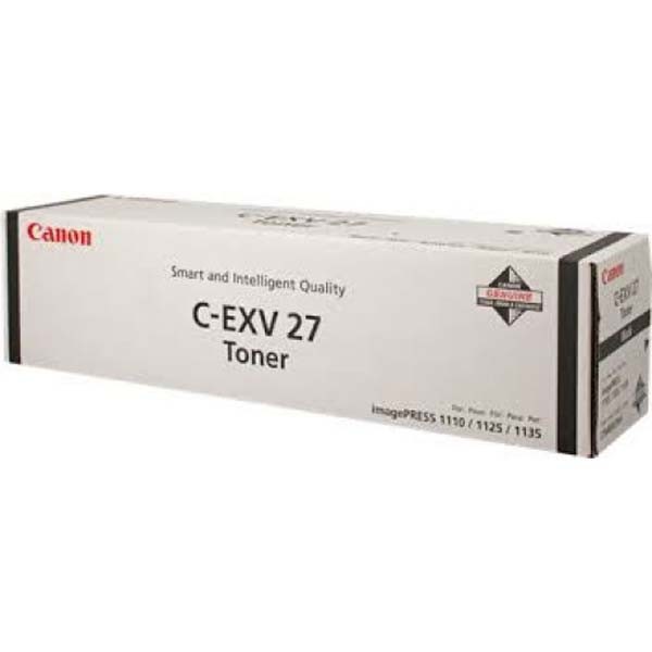 Canon C-EXV27 čierný (black) originálny toner.
Originálny toner = záruka priamo od výrobcu tlačiarne
100 % použitie v tlačiarni - bezproblémové fungovanie s vašou tlačiarňou
Použitím originálnej náplne predlžujete životnosť tlačiarne
Osvedčená špičková kvalita - vysoko kvalitná a spoľahlivá tlač originálnou tlačovou kazetou od prvej do poslednej stránky
Trvalé a profesionálne výsledky tlače - dlhodobá udržateľnosť tlače
Kratšia prodleva pri tlači stránok
Garancia Vašej spokojnosti s použitím našej originálnej náplne
Zabezpečujeme bezplatnú recykláciu originálnych náplní
Zlyhanie náplne v menej ako 1% prípadov
Jednoduchá a rýchla výmena náplne

Kód výrobcu: 2784B002