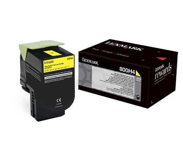 Lexmark  80C0H40 žltý (yellow) originálny toner.
Originálny toner = záruka priamo od výrobcu tlačiarne
100 % použitie v tlačiarni - bezproblémové fungovanie s vašou tlačiarňou
Použitím originálnej náplne predlžujete životnosť tlačiarne
Osvedčená špičková kvalita - vysoko kvalitná a spoľahlivá tlač originálnou tlačovou kazetou od prvej do poslednej stránky
Trvalé a profesionálne výsledky tlače - dlhodobá udržateľnosť tlače
Kratšia prodleva pri tlači stránok
Garancia Vašej spokojnosti s použitím našej originálnej náplne
Zabezpečujeme bezplatnú recykláciu originálnych náplní
Zlyhanie náplne v menej ako 1% prípadov
Jednoduchá a rýchla výmena náplne

Kód výrobcu: 80C0H40
