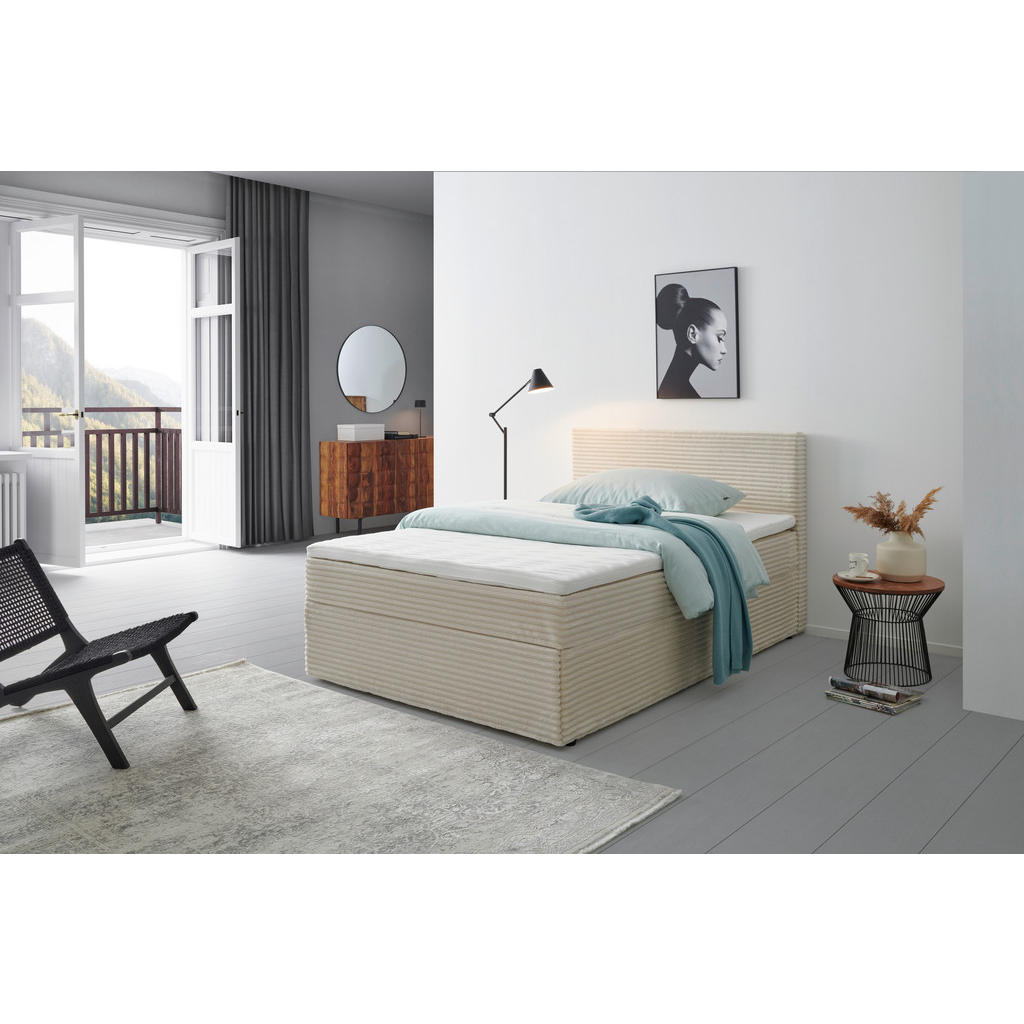 Livetastic AMERICKÁ POSTEĽ, 140/200 cm, krémová.