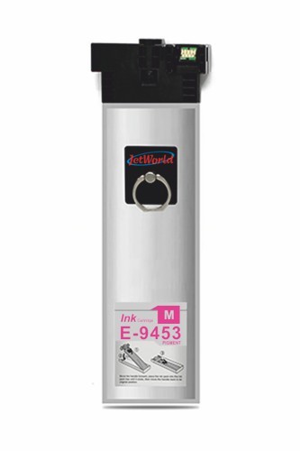JetWorld PREMIUM kompatibilná cartridge pro Epson T9453 purpurová (magenta).
Cena kompatibilnej cartridge Jet World pre tlačiarne Epson je nižšia ako u originálnej, ušetrite teda až 80 % nákladov na tlač.
Vďaka svojej prémiovej kvalite je vhodná aj pre náročných používateľov.
S alternatívnou náplňou dokážete vytlačiť rovnaký alebo dokonca vyšší počet strán než originál, pri zachovaní rovnakej kvality – ostré rysy a sýte farby.
Na všetky náplne Jet World poskytujeme doživotnú záruku.
Je ideálny pre každodennú tlač dokumentov alebo fotografií Vašich nezabudnuteľných zážitkov.
Každá kompatibilná atramentová náplň prechádza pri výrobe prísnou kontrolou kvality.
Výrobca Jet World sú preverení viac než 20 rokmi skúseností a vyrábajú produkty podľa normy ISO 9001, ISO 14001 a ISO 18001.

 Existuje mnoho výrobcov kompatibilných náplní, ale môžu sa líšiť svojou kvalitou.My Vám garantujeme 100% spokojnosť vďaka overenej kvalite nášho dodávateľa.Firma Jet World získala počas svojho pôsobenia na trhu mnoho skúseností a vďaka tomu ich výrobky dosahujú rovnakú úroveň kvality, ako originálne.
 Kód výrobcu: JWI-E9453MN
