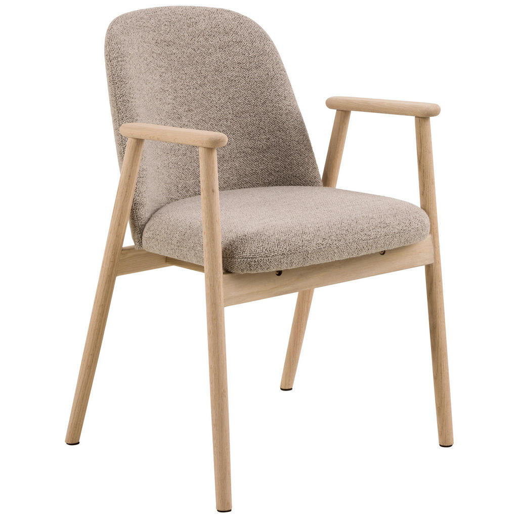 Livetastic STOLIČKA S PODRÚČKAMI, buklé, béžová.