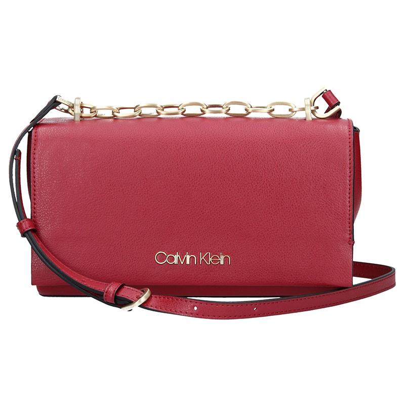 Dámska crossbody kabelka Calvin Klein Romana - vínová.