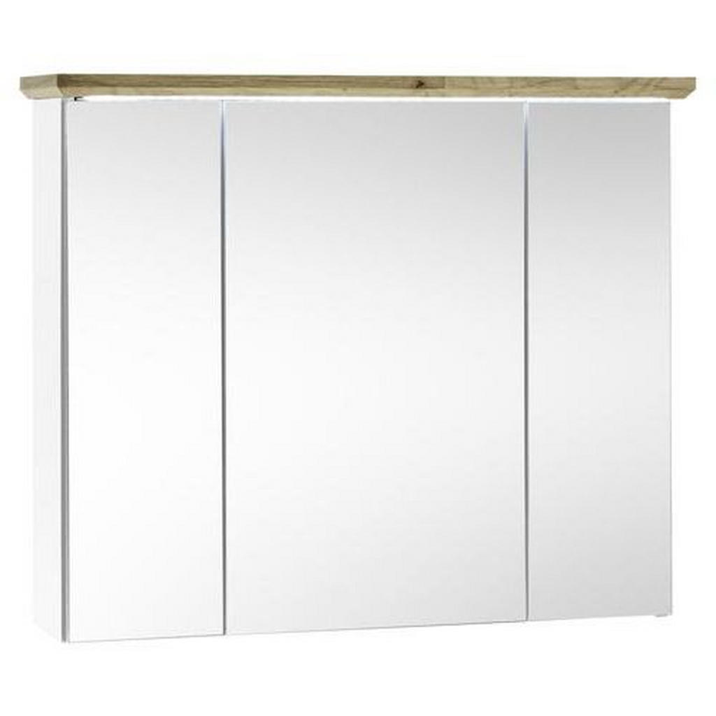 Livetastic ZRKADLOVÁ SKRINKA, biela, farba duba, 84/70/24 cm.