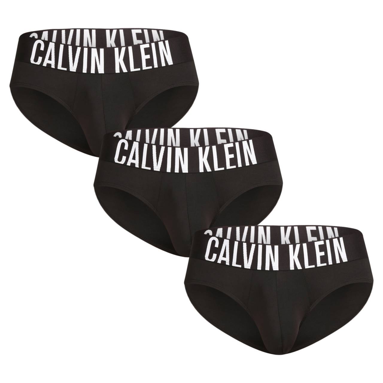 3PACK Herren Slips Calvin Klein schwarz (NB3610A-UB1) M.
