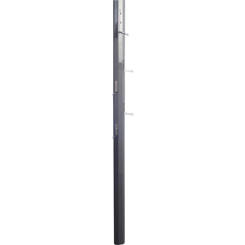 VEŠIAKOVÝ PANEL, antracitová, chrómová, 8/185/4 cm.