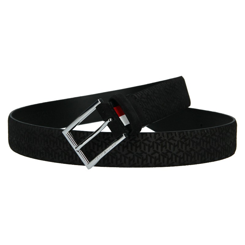 Pánsky kožený opasok Tommy Hilfiger Monte- čierná.