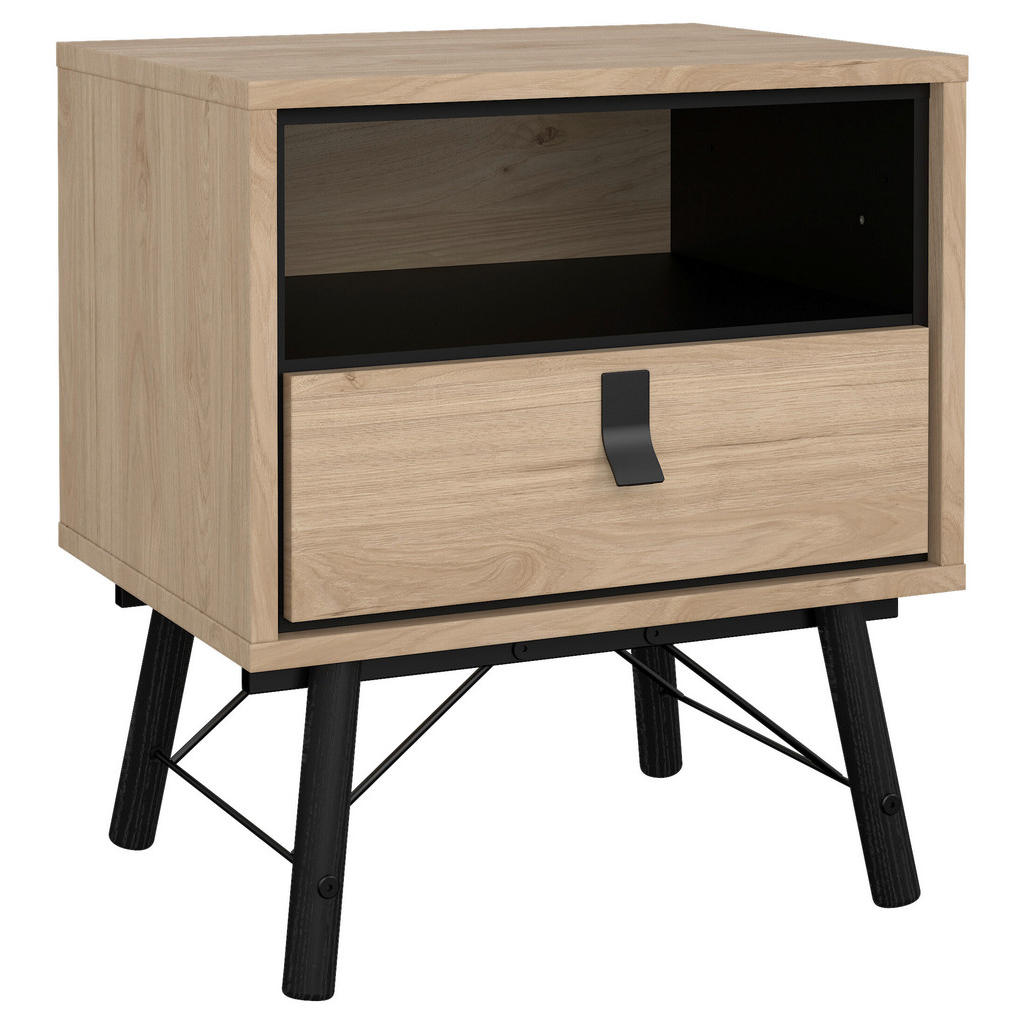 MID.YOU NOČNÝ STOLÍK, farba duba, 53,3/59,6/40,1 cm.