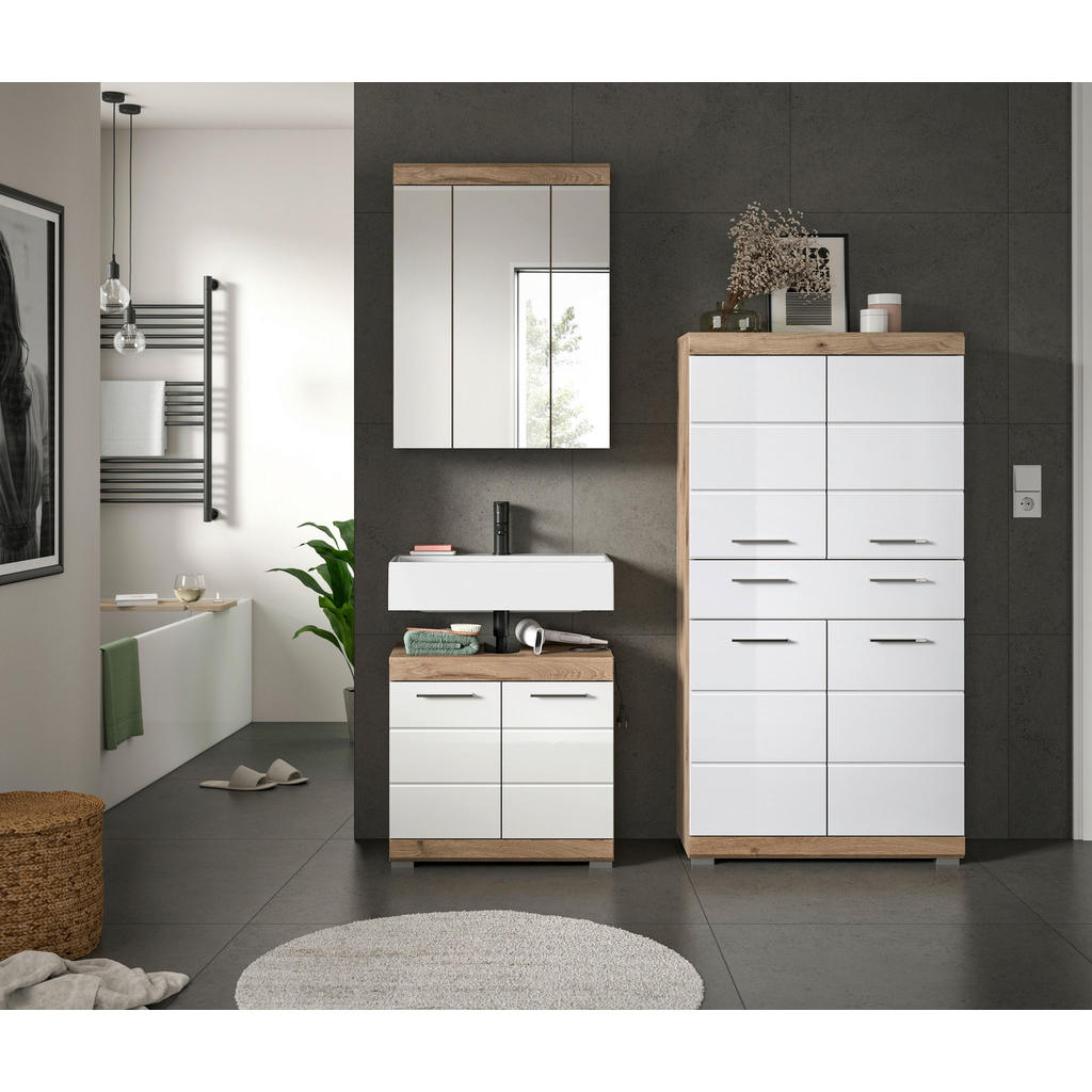 MID.YOU KÚPEĽŇA farba duba, biela s vysokým leskom.