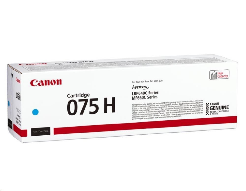 Canon TONER 075 H C azurová pro i-SENSYS LBP646Cdw, LBP647Cdw, MF664Cdw, MF667Cdw (2500 str.).