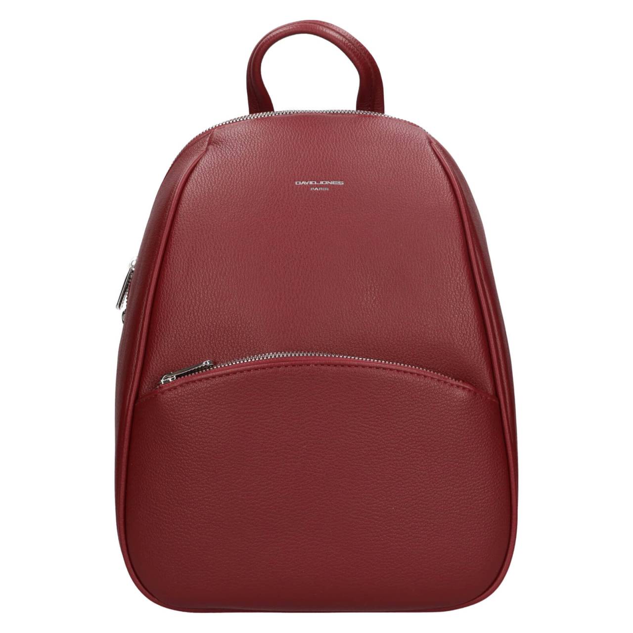 Módny dámsky batoh David Jones Eliaz - tmavo červená.