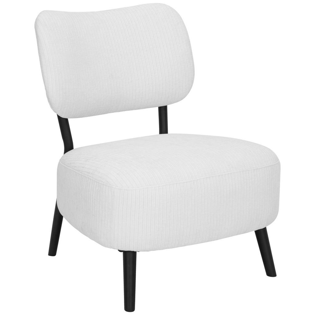 P & B KRESLO, textil, krémová.