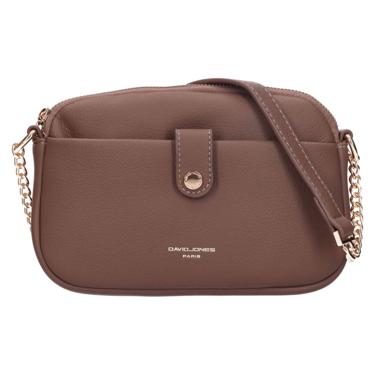 Dámska crossbody kabelka David Jones Diseta - hnedá.