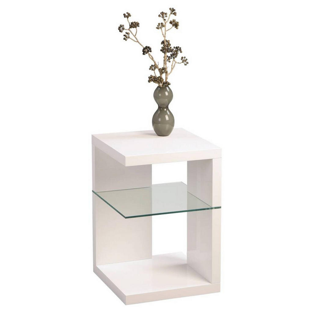 Xora PRÍRUČNÝ STOLÍK, biela.