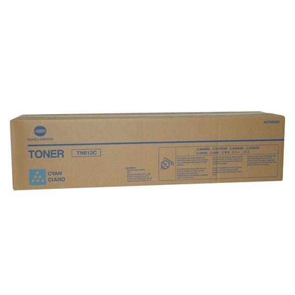 Konica Minolta TN-613C azúrový (cyan) originálny toner.
Originálny toner = záruka priamo od výrobcu tlačiarne
100 % použitie v tlačiarni - bezproblémové fungovanie s vašou tlačiarňou
Použitím originálnej náplne predlžujete životnosť tlačiarne
Osvedčená špičková kvalita - vysoko kvalitná a spoľahlivá tlač originálnou tlačovou kazetou od prvej do poslednej stránky
Trvalé a profesionálne výsledky tlače - dlhodobá udržateľnosť tlače
Kratšia prodleva pri tlači stránok
Garancia Vašej spokojnosti s použitím našej originálnej náplne
Zabezpečujeme bezplatnú recykláciu originálnych náplní
Zlyhanie náplne v menej ako 1% prípadov
Jednoduchá a rýchla výmena náplne

Kód výrobcu: A0TM450