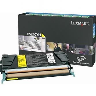 Lexmark C5240YH žltý (yellow) originálny toner.
Originálny toner = záruka priamo od výrobcu tlačiarne
100 % použitie v tlačiarni - bezproblémové fungovanie s vašou tlačiarňou
Použitím originálnej náplne predlžujete životnosť tlačiarne
Osvedčená špičková kvalita - vysoko kvalitná a spoľahlivá tlač originálnou tlačovou kazetou od prvej do poslednej stránky
Trvalé a profesionálne výsledky tlače - dlhodobá udržateľnosť tlače
Kratšia prodleva pri tlači stránok
Garancia Vašej spokojnosti s použitím našej originálnej náplne
Zabezpečujeme bezplatnú recykláciu originálnych náplní
Zlyhanie náplne v menej ako 1% prípadov
Jednoduchá a rýchla výmena náplne

Kód výrobcu: C5240YH