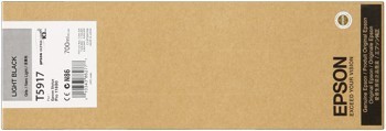 Epson T591700 svetle čierna (light black) originálna cartridge.
Originálna cartridge = záruka priamo od výrobcu tlačiarne
100 % použitie v tlačiarni - spoľahlivá a bezproblémová tlač
Použitím originálnej náplne predlžujete životnosť tlačiarne
Overená špičková kvalita - jasný a čitateľný text, jemná grafika, kvalitnejšie obrázky
Použitie originálnej kazety ponúka rýchly a vysoký výkon a pritom stabilné výsledky = EFEKTÍVNA TLAČ
Jednoduchá inštalácia a údržba
Zabezpečujeme bezplatnú recykláciu originálnych náplní
Garancia Vašej spokojnosti s použitím našej originálnej náplne

Kód výrobcu: C13T591700