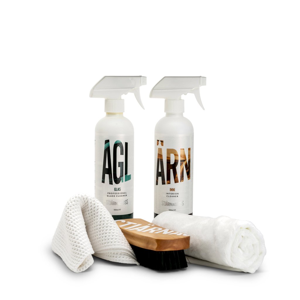 Sada na čistenie interiéru vozidla Stjärnagloss Interior Kit.