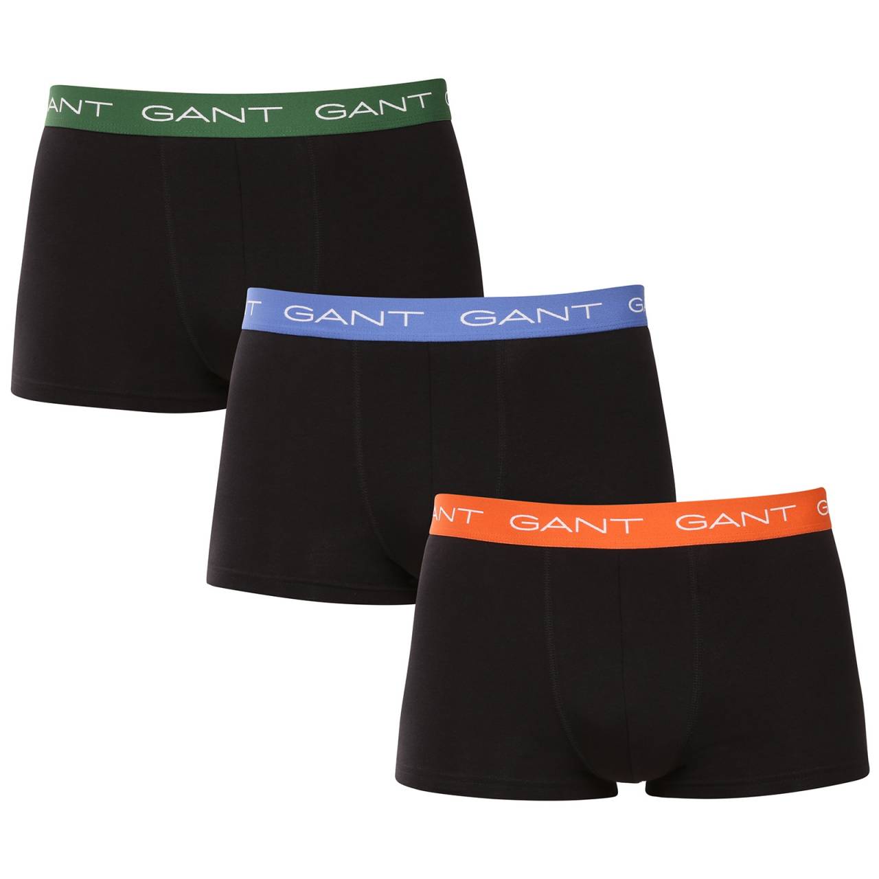 3PACK pánske boxerky Gant čierne (902533003-005) M, trenky.
Stavte na pohodlie a nadčasový vzhľad s pánskymi boxerkami GANT v nadčasovej farebnej kombinácii.
Prvotriedny materiál pre každodenné pohodlie
Boxerky sú vyrobené z kvalitnej zmesi bavlny a elastanu.
Moderný dizajn do práce aj na večerné rande
Jednoduchý dizajn dopĺňa vytkávaná guma v páse s logom GANT, ktorý je mäkký a netlačí.
Prečo by ste určite mali vyskúšať boxerky GANT

Kvalitný materiál a pohodlný strih:Mäkká bavlna s elastanom zaručuje pohodlie a skvelý strih.
Štýlový minimalistický dizajn: Klasické farebné prevedenie a vyšívané elastické logo pôsobia elegantne a moderne.
Univerzálnosť: Ideálne na každodenné nosenie, do práce, na šport aj na voľný čas.

Spodná bielizeň GANT pre štýlových mužov
Od roku 1949 je značka GANT synonymom precízneho remeselného spracovania a kvalitných materiálov.
Ako sa starať o pánske boxerky GANT
Aby vám spodná bielizeň dlho vydržala v skvelom stave, odporúčame dodržiavať tieto tipy.

Perte: Per ich pri maximálnej teplote 40 °C.
Sušenie: Boxerky môžeš sušiť v sušičke - odporúčame nastaviť šetrný program na nižšiu teplotu.
Žehlenie: Ak je to potrebné, môžeš ich žehliť na nízku teplotu, ideálne naruby.

Tip: Nájsť ten správny kus spodnej bielizne, ktorý vám dokonale padne, môže byť náročné.