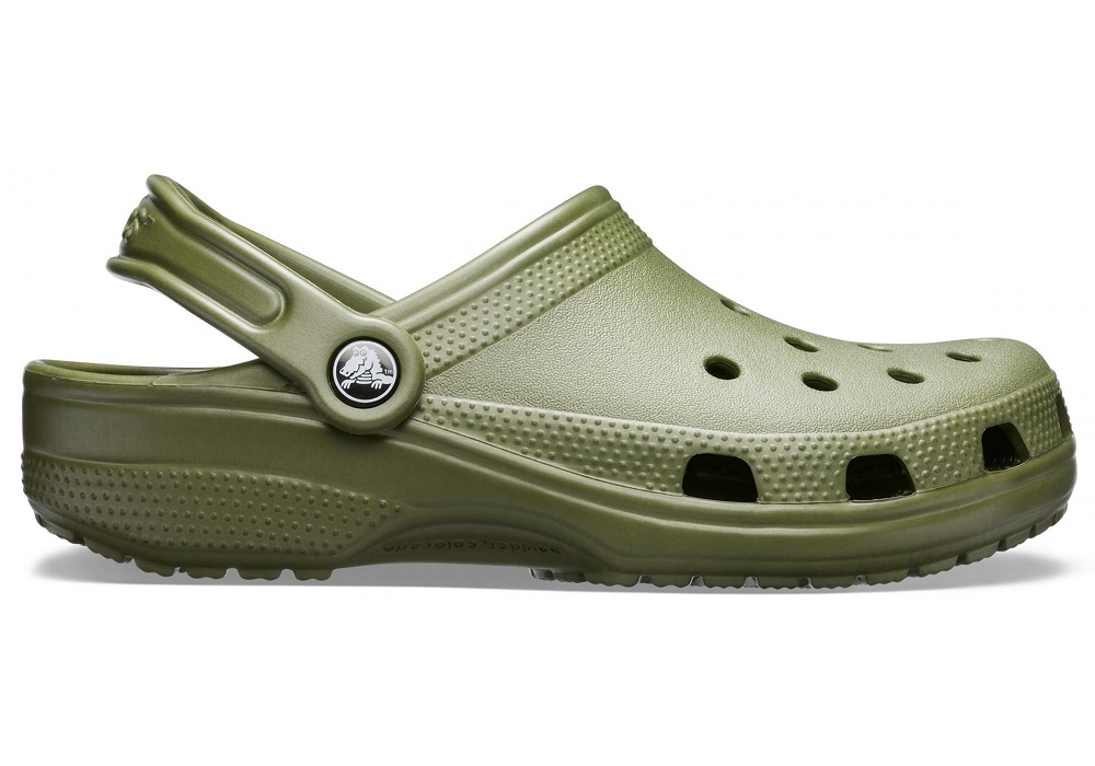 Crocs šľapky classic army green - 41-42.
 • Patentovaný materiál Croslite™ pre maximálnu ľahkosť a pohodlie •Masážne lôžko topánky a podpora klenby •Jednoduché obúvanie a vyzúvanie •Jednoduché čistenie, rýchle vysušenie •Zadný pásik pre fixáciu nohy