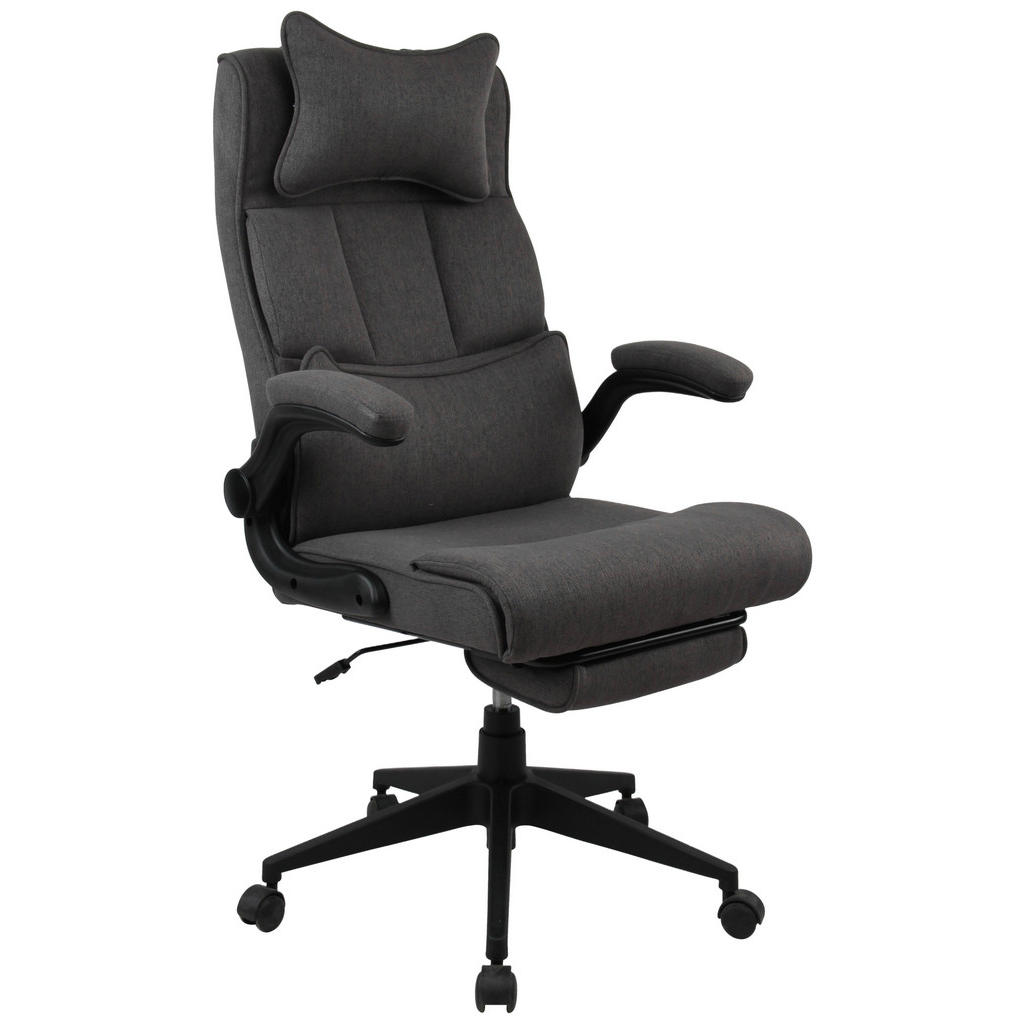 MID.YOU KANCELÁRSKE KRESLO, tkaná textília, tmavosivá.