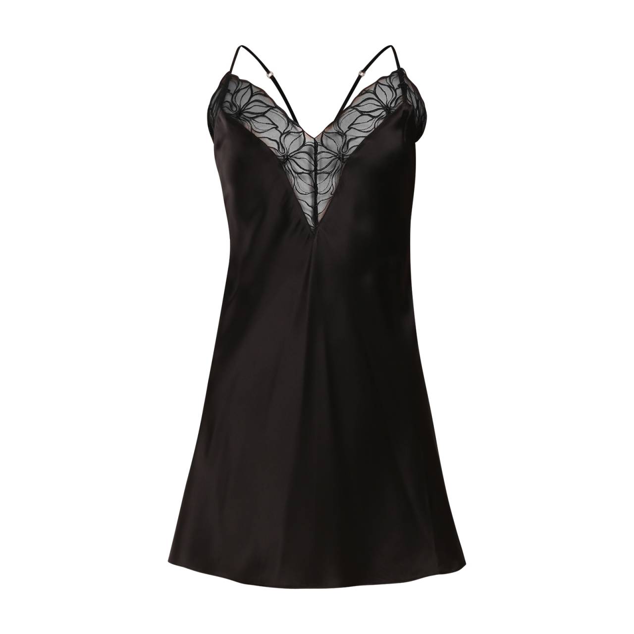 Dámska nočná košeľa Calvin Klein čierna (QS7507 UB1) S.
Dopraj si chvíle absolútneho pohodlia a ženskej zmyselnosti s dámskou nočnou košeľou Calvin Klein z čistého hodvábu.
Prémiový materiál, ktorý si zamilujete
Nočná košieľka Calvin Klein je vyrobená zo 100 % hodvábu – materiálu, ktorý je synonymom luxusu, jemnosti a hebkosti.
Zmyslný dizajn s rafinovanými detailmi
Zvodná košieľka v klasickej čiernej farbe zaujme na prvý pohľad svojím hlbokým výstrihom a jemnou čipkou, ktorá elegantne zvýrazňuje dekolt aj boky.
Prečo by vám táto košieľka nemala chýbať

Luxusné 100% hodváb pre maximálny komfort, ideálne na spanie, relaxáciu aj romantické chvíle.
Elegantný strih zdôrazňujúci ženské krivky s rafinovanými čipkovanými detailmi pre zmyselný vzhľad.
Prémiová kvalita obľúbenej značky Calvin Klein.

Spodnú bielizeň Calvin Klein milujú ľudia po celom svete
Výnimočná spodná bielizeň Calvin Klein patrí medzi stálicu módneho priemyslu.
Ako sa starať o nočnú košieľku Calvin Klein
Aby ti tvoje obľúbené prádlo vydržalo dlho v perfektnom stave, odporúčame dodržiavať nasledujúce pokyny.

Pranie: Hodváb je delikátny materiál, preto odporúčame ručné pranie v studenej vode s jemným pracím prostriedkom určeným pre hodváb.
Sušenie: Nikdy nesuš v sušičke.
Žehlenie: Pokiaľ je potrebné, žehliť môžeš na najnižší stupeň určený pre hodváb.

Tip: Tvoje obľúbené spodné prádlo si zaslúži jemné zaobchádzanie.