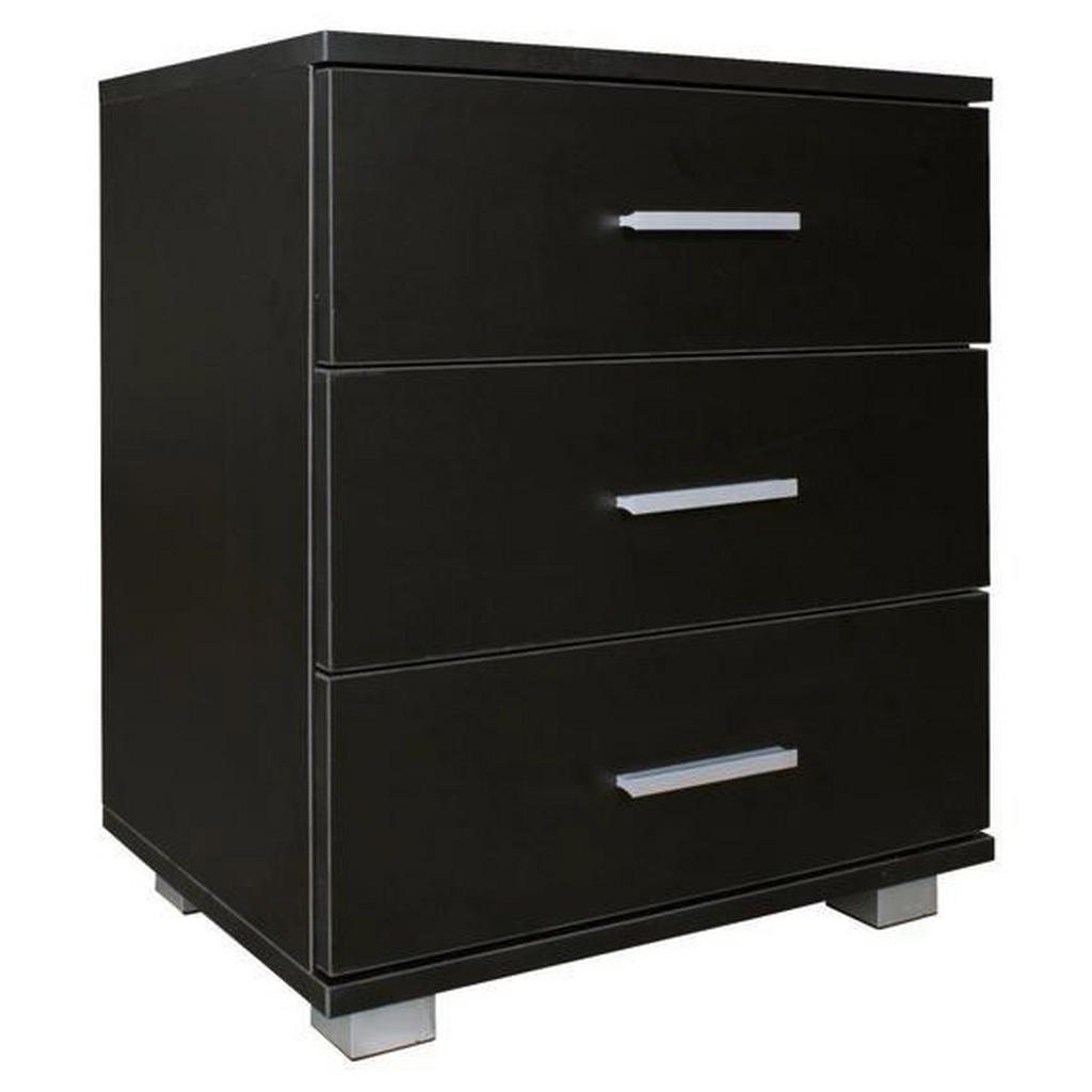 MID.YOU NOČNÝ STOLÍK, čierna, 45/54/34 cm.