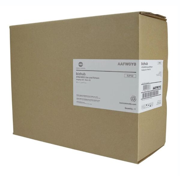 Konica Minolta AAFW0Y0 čierna (black) originálna valcová jednotka.
Originálna valcová jednotka = záruka priamo od výrobcu tlačiarne
100 % použitie v tlačiarni - bezproblémové fungovanie s vašou tlačiarňou
Použitím originálneho valca predlžujete životnosť tlačiarne
Overená špičková kvalita - originálna tlačová (valcová) kazeta poskytuje mimoriadne výsledky
Trvalé a profesionálne výsledky tlače - dlhodobá udržateľnosť tlače
Produktivita tlače - rovnaká tlač po celú životnosť valca
Maximálna jednoduchá obsluha sa rovná efektívna tlač
Garancia Vašej spokojnosti s použitím našej originálnej valcovej jednotky
Zabezpečujeme bezplatnú recykláciu originálnych náplní

Kód výrobcu: AAFW0Y0